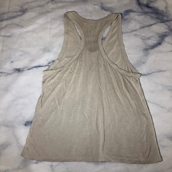 T by Alexander Wang Taupe Tan Tank Top Blouse - Picture 5 of 7